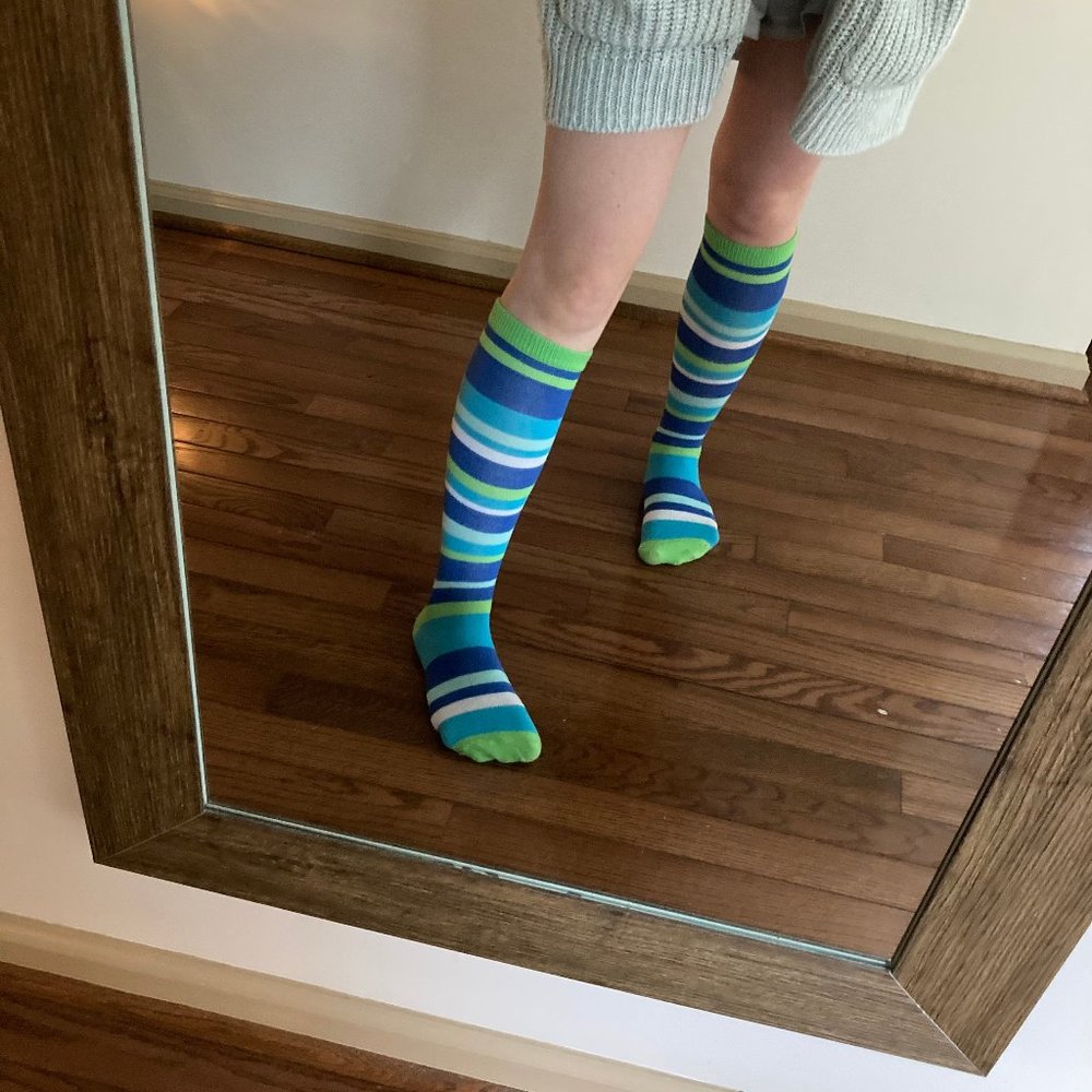 Striped Knee Highs